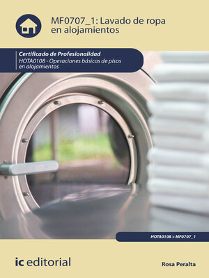cover image of Lavado de ropa en alojamientos. HOTA0108
